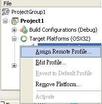 Assign Remote Profile